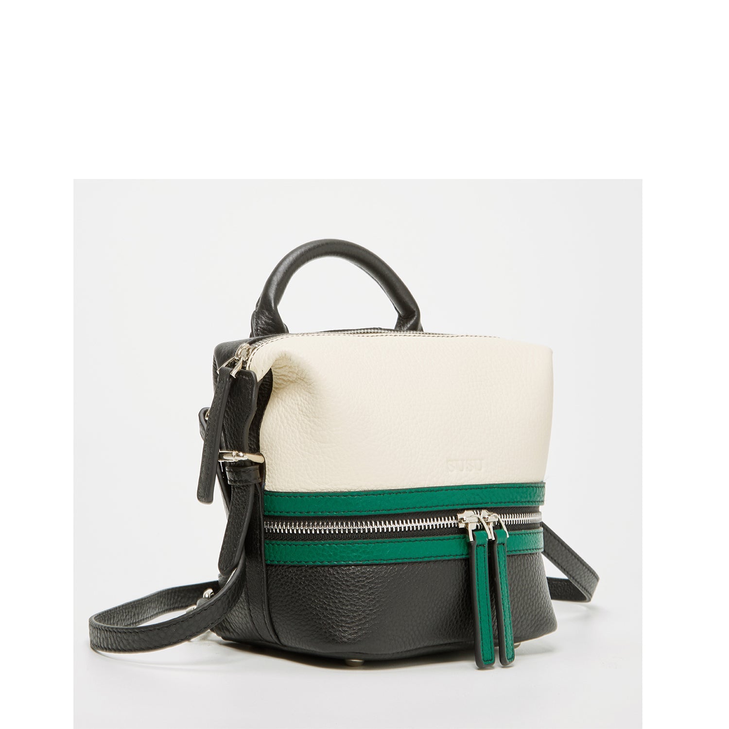 SUSU Leather Backpack Purse for Women Convertible Crossbody Bag Medium